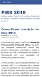 Mobile Screenshot of fies2019.com